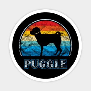 Puggle Vintage Design Dog Magnet